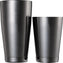 Barfly - Diamond Lattice 28 Oz & 18 Oz Stainless Steel Gun Metal Black Cocktail Shaker Pack - M37200BK