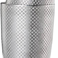 Barfly - Diamond Lattice 28 Oz & 18 Oz Stainless Steel Silver Cocktail Shaker/Tin Pack - M37200