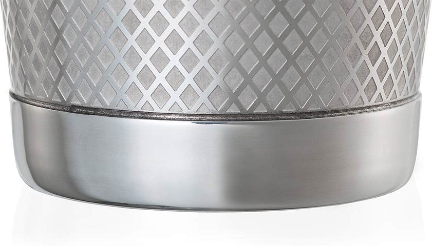 Barfly - Diamond Lattice 28 Oz & 18 Oz Stainless Steel Silver Cocktail Shaker/Tin Pack - M37200