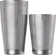 Barfly - Diamond Lattice 28 Oz & 18 Oz Stainless Steel Silver Cocktail Shaker/Tin Pack - M37200