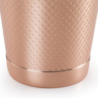 Barfly - Diamond Lattice 28 Oz Stainless Steel Copper Plated Full Size Cocktail Shaker - M37199CP