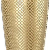 Barfly - Diamond Lattice 28 Oz Stainless Steel Gold Plated Full Size Cocktail Shaker - M37199GD