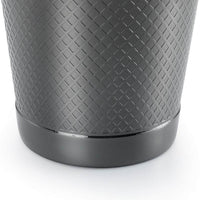Barfly - Diamond Lattice 28 Oz Vintage Stainless Steel Gun Metal Black Full Size Cocktail Shaker - M37199BK