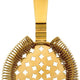 Barfly - Gold Plated Classic Hawthorne Spring Bar Strainer - M37037GD