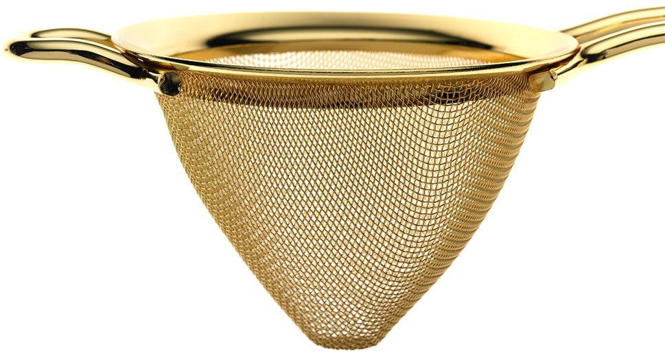 Barfly - Gold Plated Fine Mesh Strainer - M37025GD