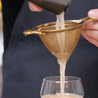 Barfly - Gold Plated Fine Mesh Strainer - M37025GD