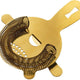 Barfly - Gold Plated Heavy-Duty 4 Prong Spring Bar Strainer - M37071GD
