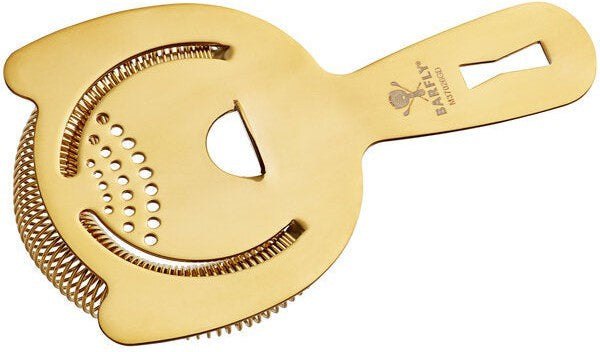 Barfly - Gold Plated Heavy-Duty Spring Bar Strainer - M37026GD