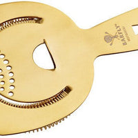 Barfly - Gold Plated Heavy-Duty Spring Bar Strainer - M37026GD