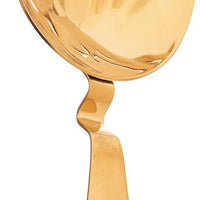 Barfly - Gold Plated Scalloped Julep Strainer - M37029GD