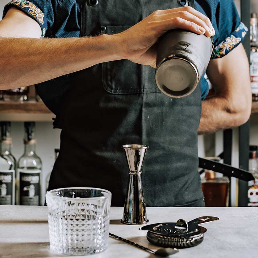 Barfly - Gun Metal Black Basic 5-Piece Cocktail Kit - M37101BK