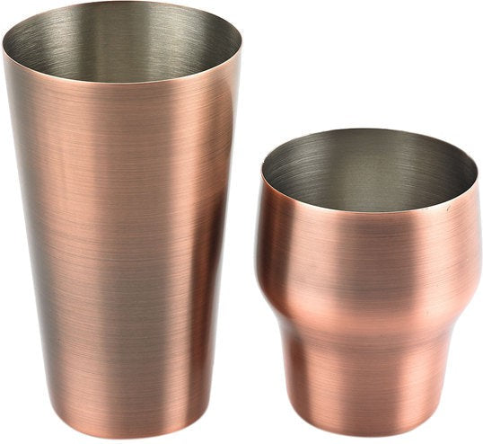 Barfly - Parisienne 24 Oz Antique Copper 2-Pc Cocktail Shaker - M37085ACP
