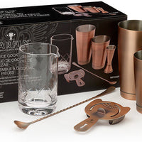 Barfly - Stainless Steel Antique Copper 5-Piece Cocktail Mixing Kit - M37131ACP