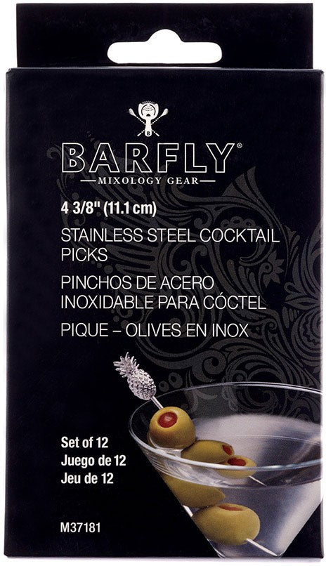 Barfly - Stainless Steel Cocktail Pick With Pineapple Top - M37181