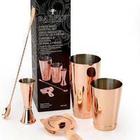 Barfly - Stainless Steel Copper-Plated Basic 5-Piece Cocktail Kit - M37101CP