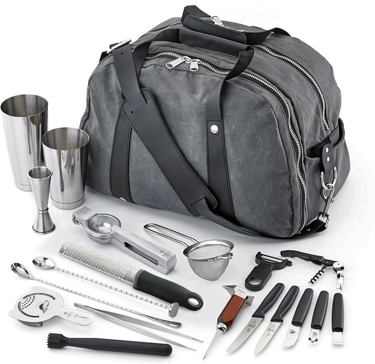 Barfly - Stainless Steel Deluxe II Bartending Pack - M37103