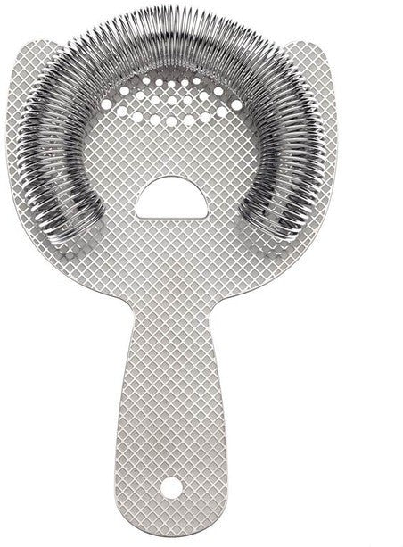 Barfly - Stainless Steel Diamond Lattice Heavy-Duty Spring Bar Strainer - M37203