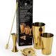 Barfly - Stainless Steel Gold-Plated Basic 5-Piece Cocktail Kit - M37101GD