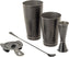 Barfly - Stainless Steel Vintage Black Basic 5-Piece Cocktail Kit - M37101VBK