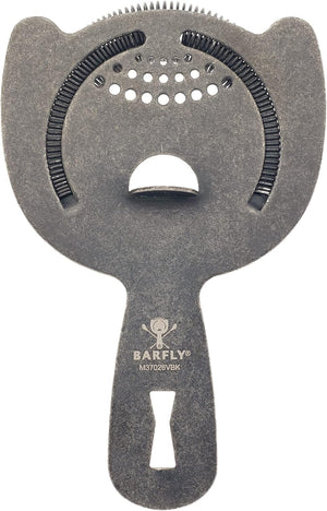 Barfly - Vintage Black Heavy-Duty Spring Bar Strainer - M37026VBK