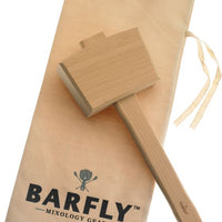 Barfly - Wood Ice Mallet With Lewis Canvas Ice Bag - M37104