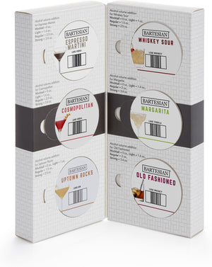Bartesian - Classic Collection Variety Pack of 6 For Bartesian Premium Cocktail Maker - 55524
