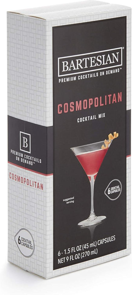 Bartesian - Cosmopolitan Cocktail Mixer Capsules, Pack of 6 - 55352