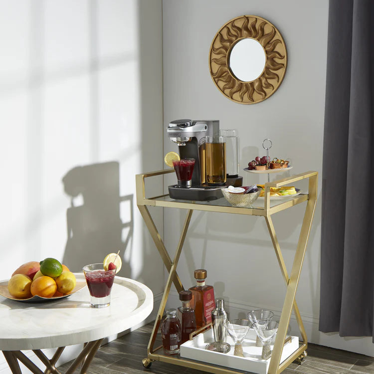 Bartesian - Duet Cocktail Maker Machine with 2 Glass Spirit Bottles - 55310