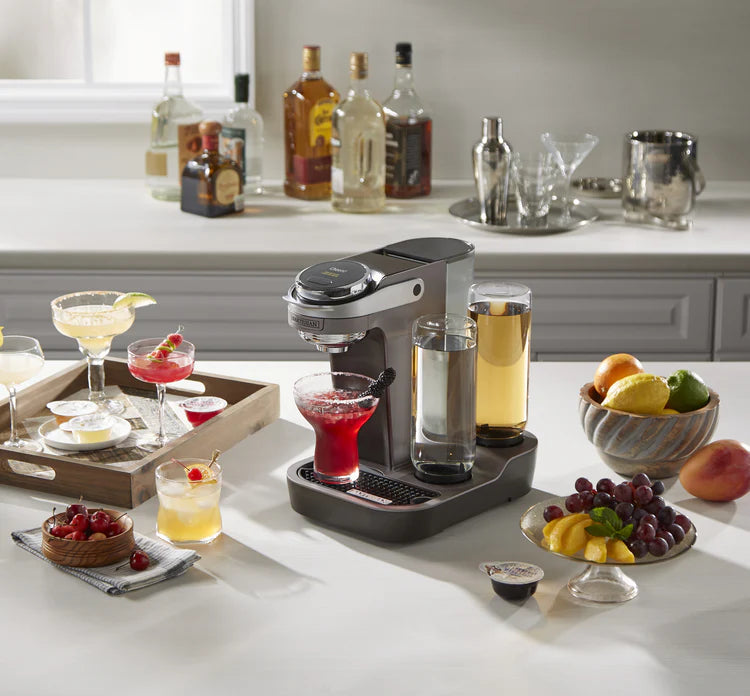 Bartesian - Duet Cocktail Maker Machine with 2 Glass Spirit Bottles - 55310
