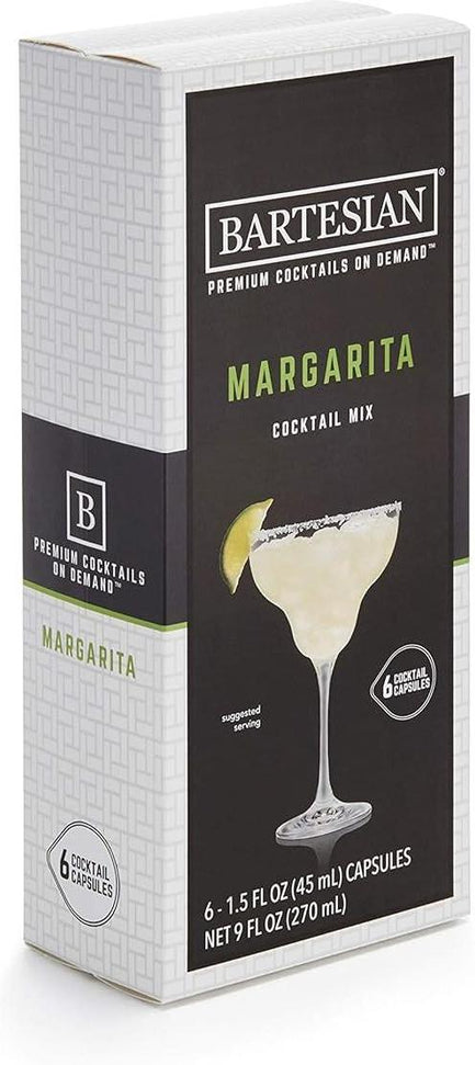 Bartesian - Margarita Cocktail Mixer Capsules, Pack of 6 - 55351