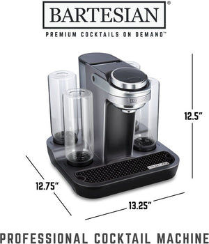 Bartesian - Professional Cocktail Machine Includes 5 Glass Containers - 55306