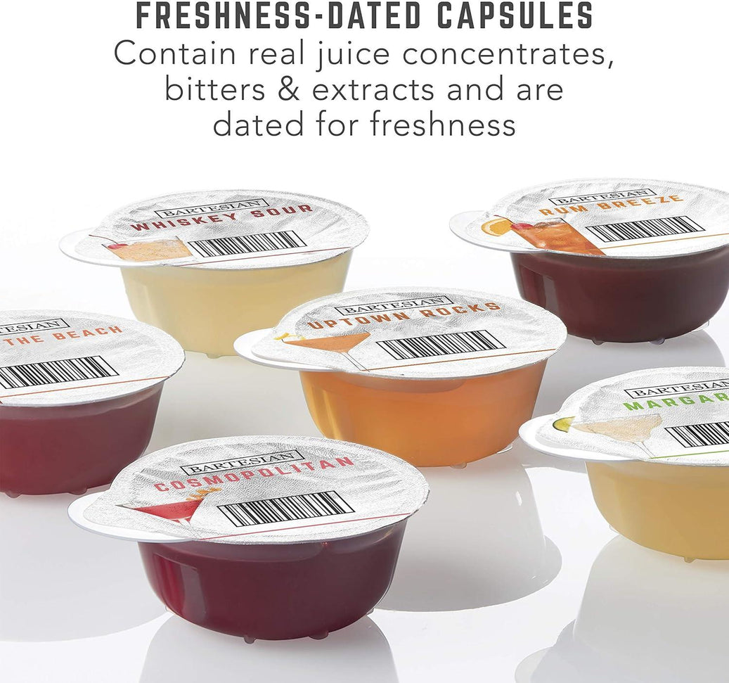 Bartesian - Rum Breeze Cocktail Mixer Capsules, Pack of 6 - 55354