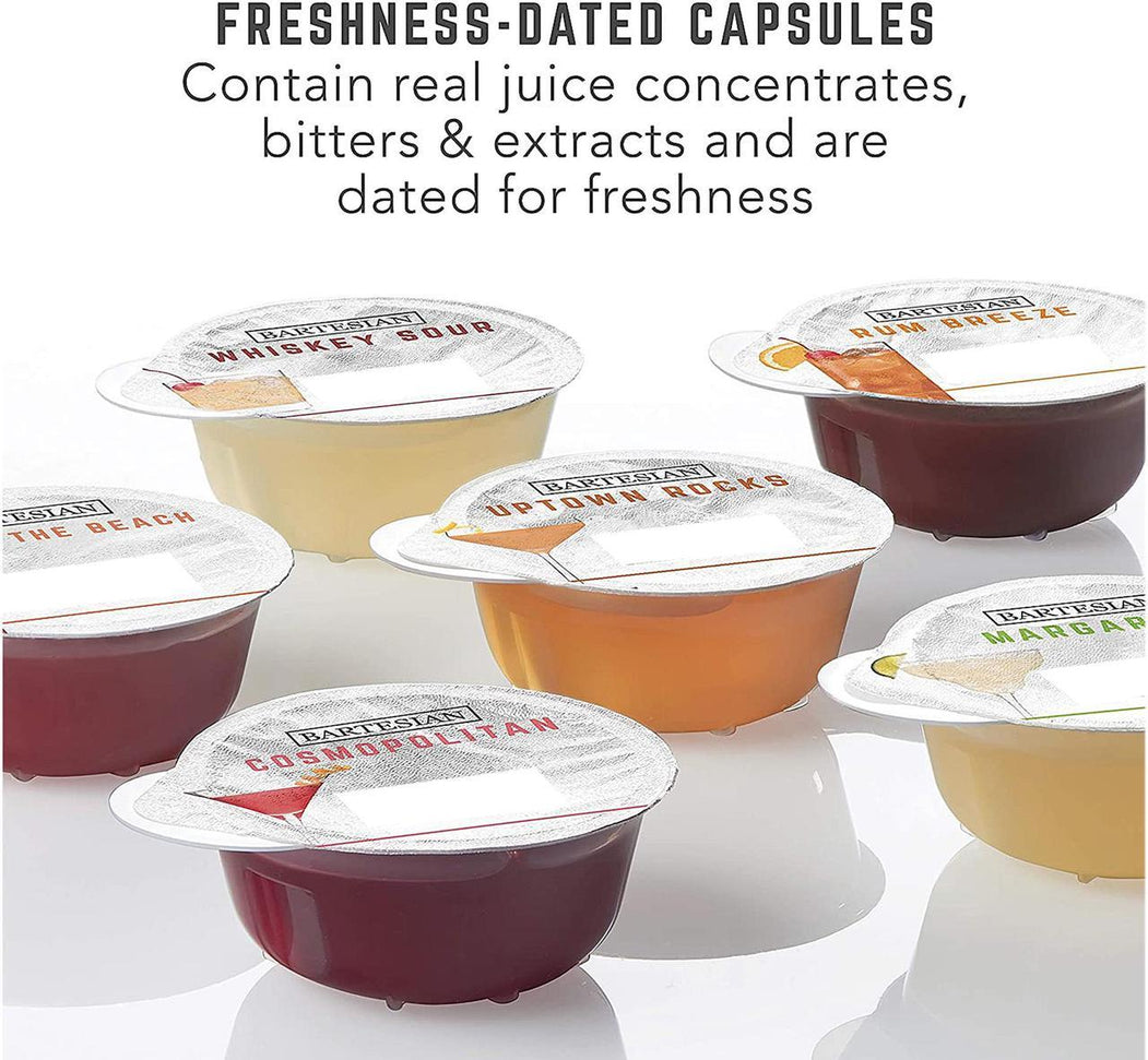 Bartesian - Sex on the Beach Cocktail Mixer Capsules, Pack of 6 - 55355