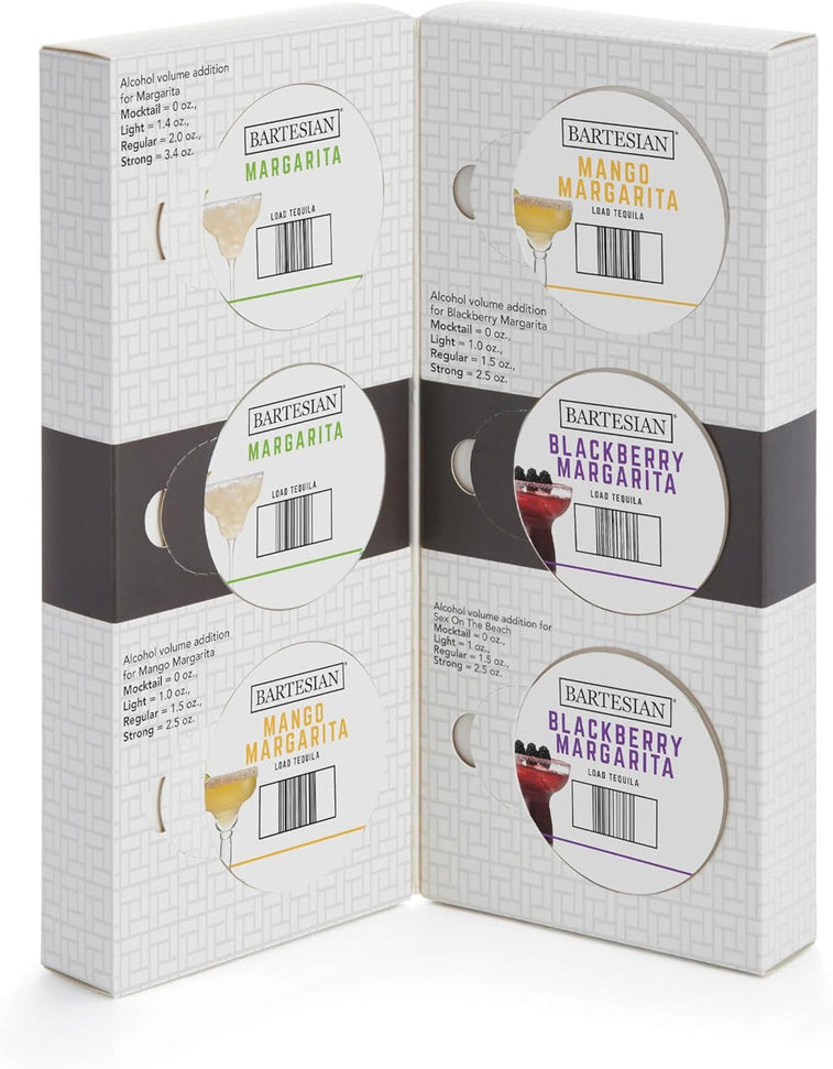 Bartesian - The Margarita Lovers Pack of Cocktail Mixer Capsules - 55513
