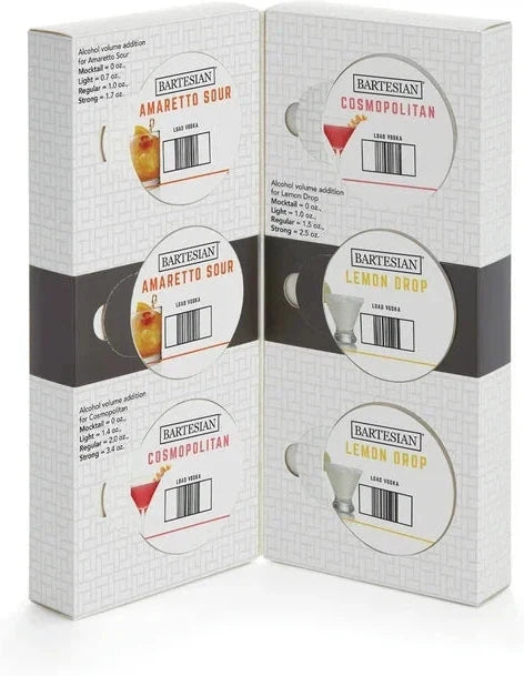 Bartesian - The Vodka Lovers Pack of Cocktail Mixer Capsules - 55512