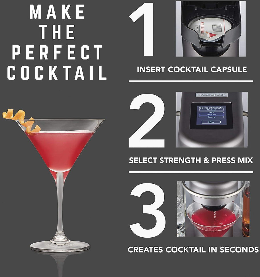 Bartesian - Whiskey Sour Cocktail Mixer Capsules, Pack of 6 - 55353