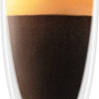 Bellucci - 240 ml Double Wall Cappuccino Glass, Pack of 4 - DWBEL240ML