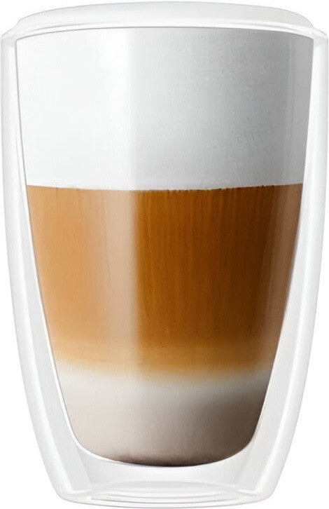 Bellucci - 240 ml Double Wall Cappuccino Glass, Pack of 4 - DWBEL240ML