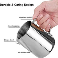 Bellucci - 600 ml Stainless Steel Milk Pitcher - MC-006 SS