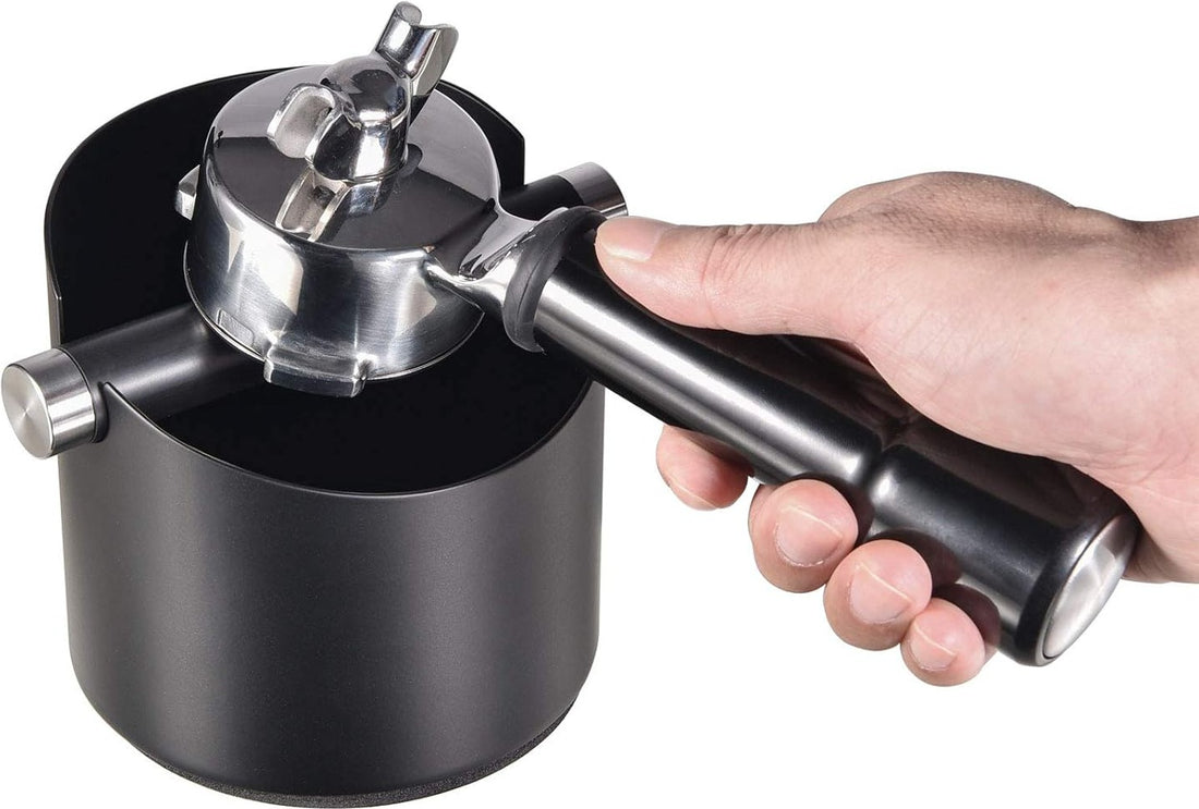 Bellucci - Knock Box Medium Stainless Steel Black Coffee Container - KB-005