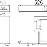 Bellucci - L'HEUREUX 4 L MIlk Fridge With Digital Control - MILKCOOLERBR9 C