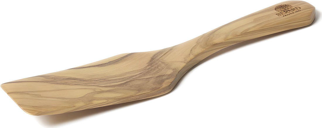 Berard - 10" Olivewood Pastry Spatula - 49471