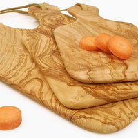 Berard - 10" x 4.75" Olivewood Cutting Board with Handle - 54071