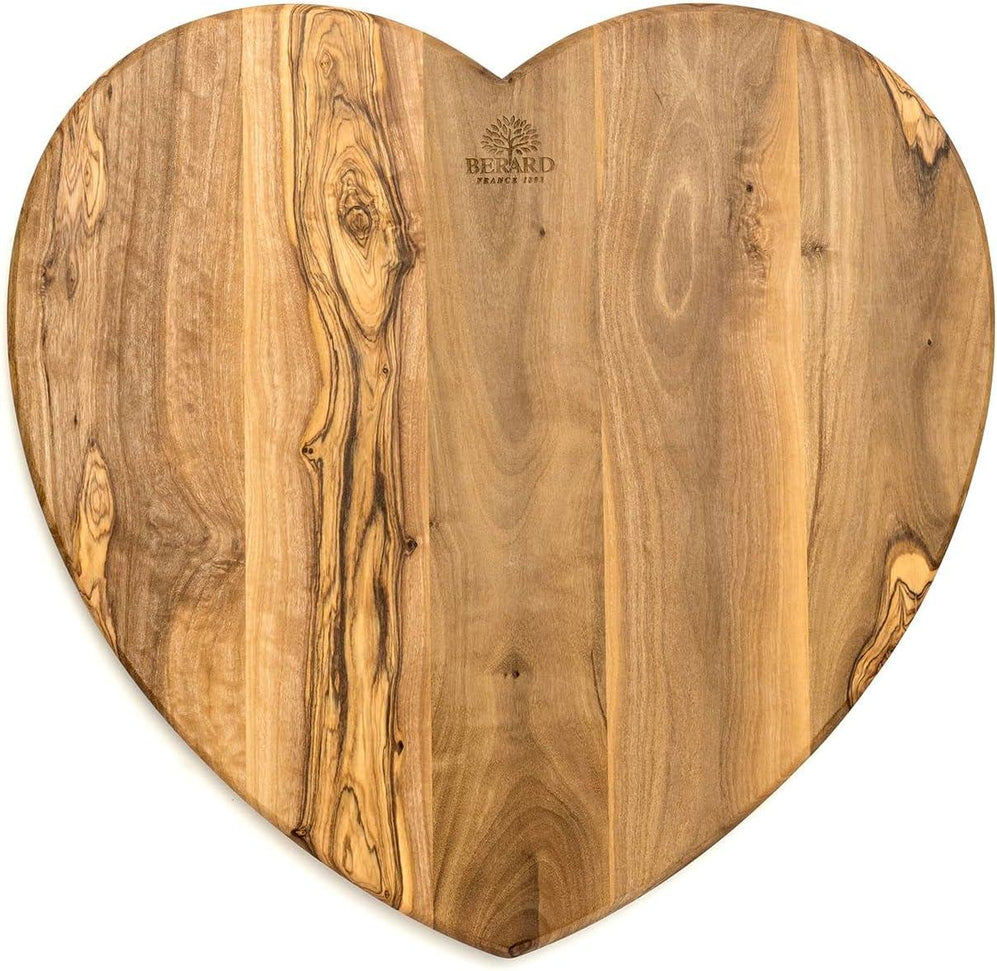 Berard - 11" x 6.7" Olivewood Heart Cutting Board - 7454062