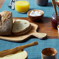 Berard - 11.41" x 7.87'' Racine Small Olive Wood Cutting Board with Handle - 7454600