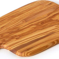 Berard - 11.41" x 7.87'' Racine Small Olive Wood Cutting Board with Handle - 7454600