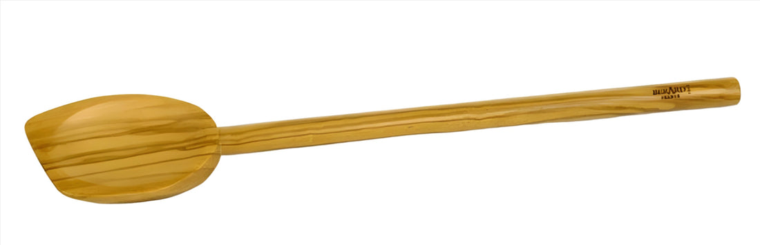 Berard - 12" Olivewood Pointed Cooks Spoon - 22274