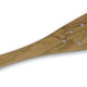 Berard - 12.5" Olivewood Curved Spatula with 12 Holes - 66476