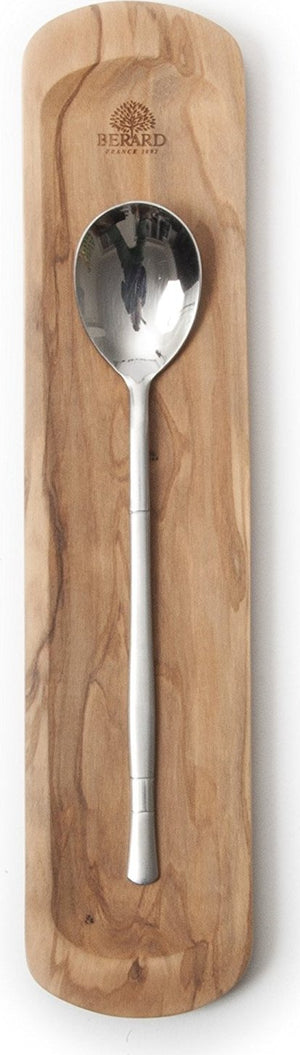 Berard - 13" x 3" Olivewood Spoon Rest - 59070