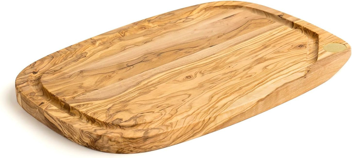 Berard - 13" x 9.45" Olive Wood Nerro Cutting Board - 7455330